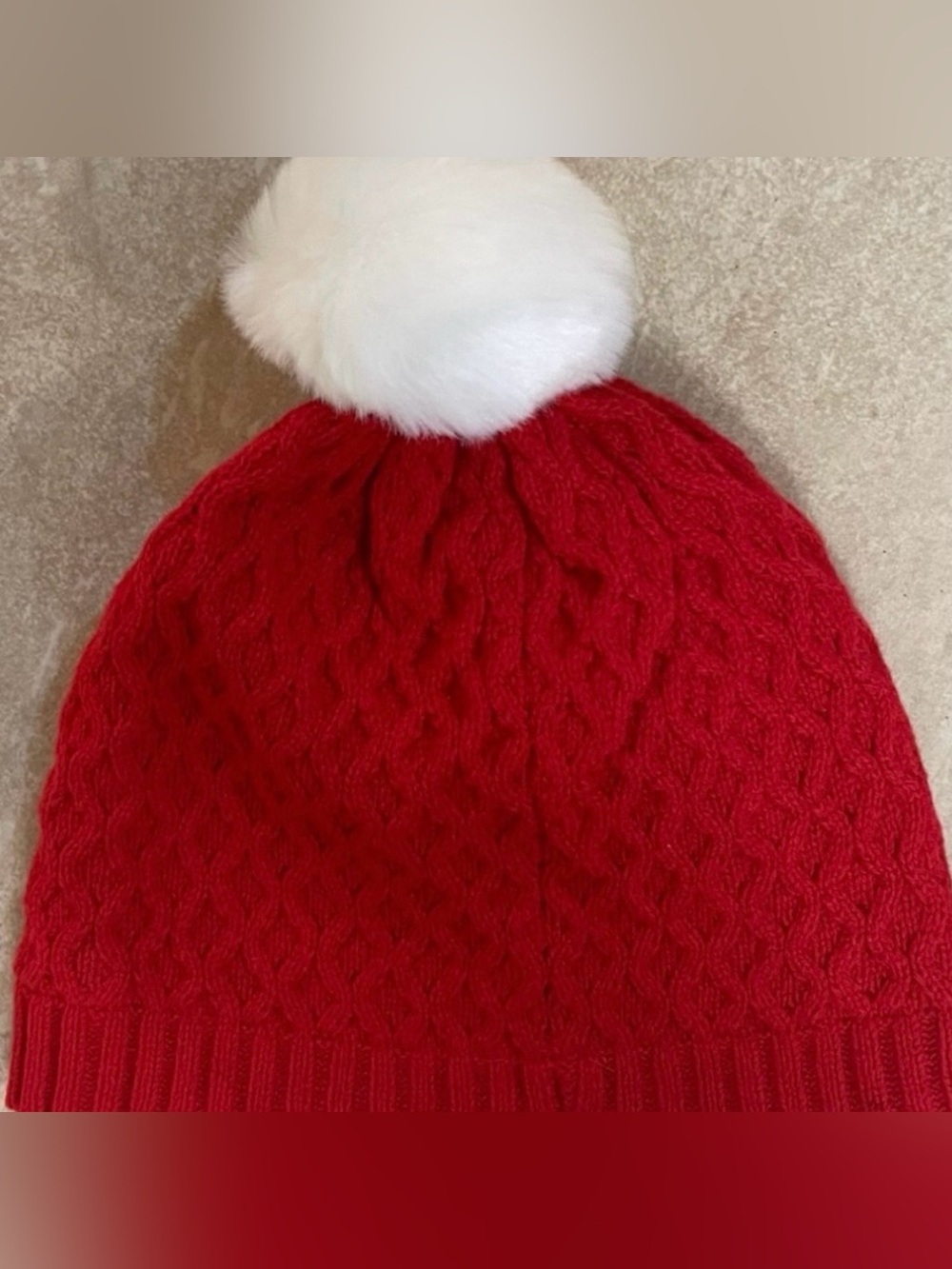 Janie and Jack Cable Knit Sweater Beanie - Picture 3 of 7